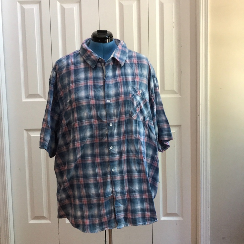 Palate denim & cloth 4x plaid shirt